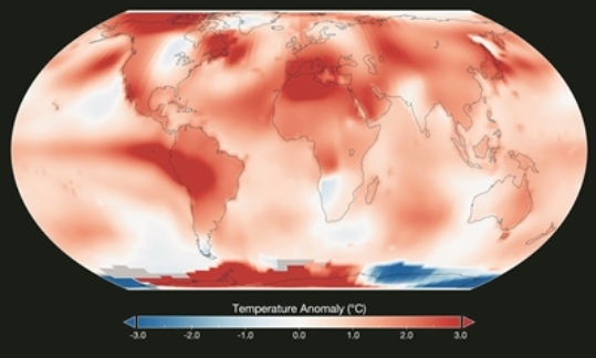 NASA称1880年以来今年7月最热