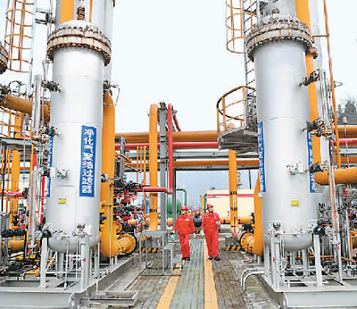 中国首个大型页岩气田上半年油气产量双增长